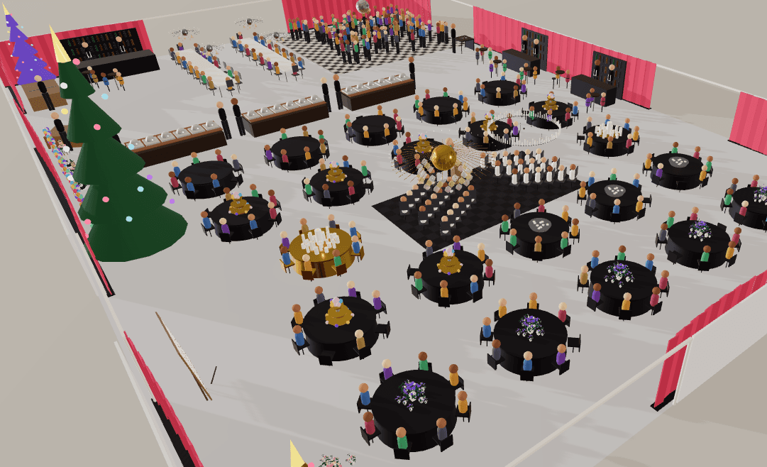 CaterKarma's 3D floor-plan editor